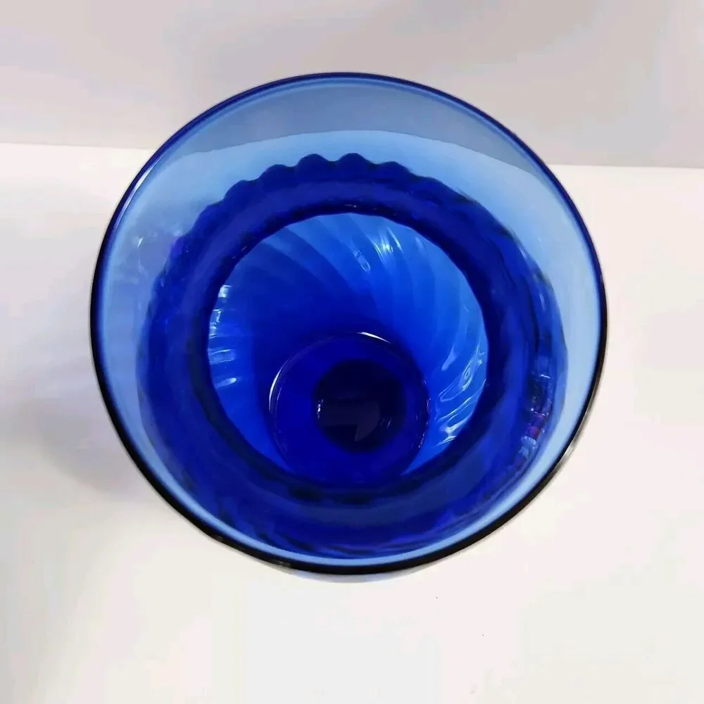 Vtg Illusions Cobalt Blue 8